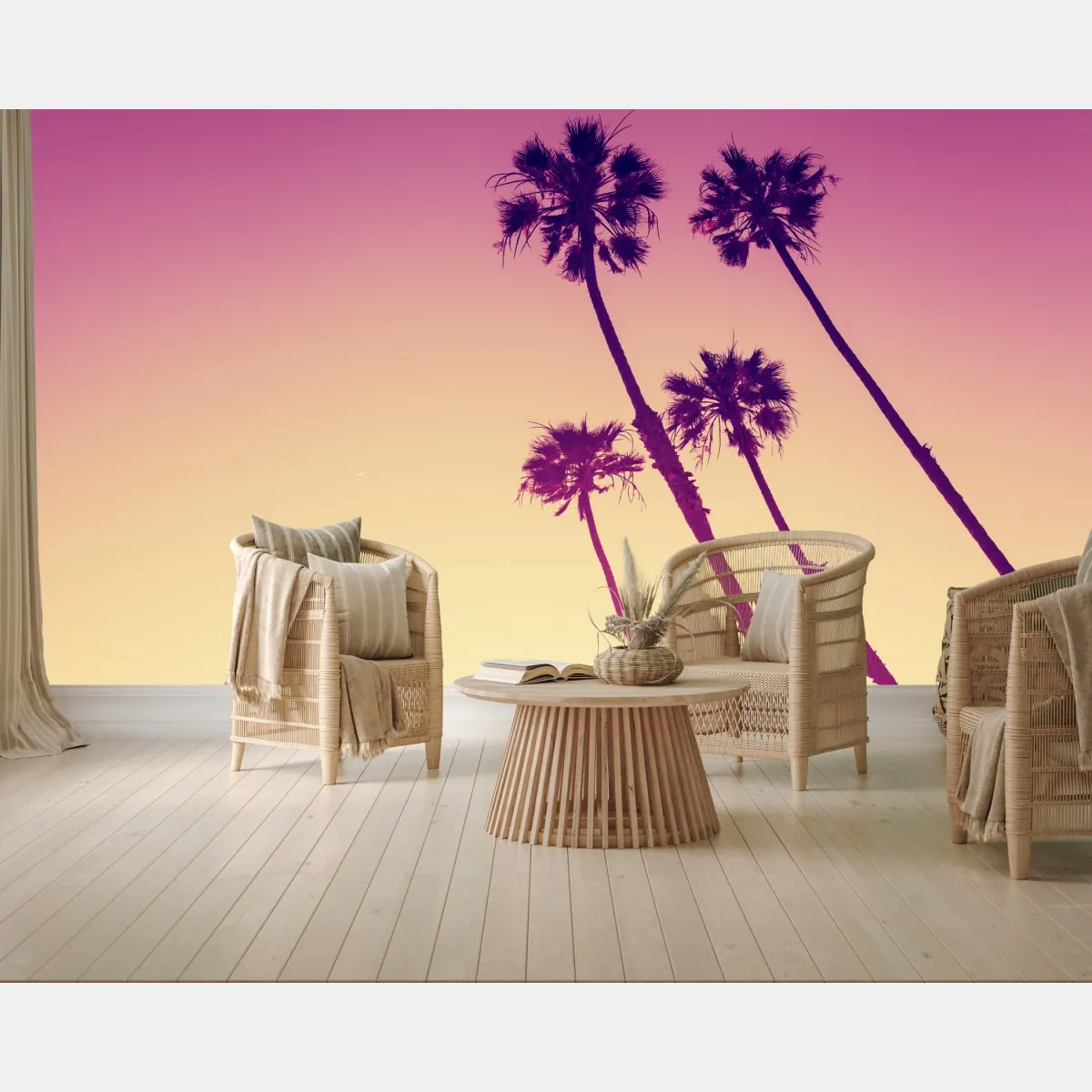 Fototapeta palmy z Kalifornii na Sunset Cliffs – Wallissimo® Fototapeta palmy z Kalifornii na Sunset Cliffs – Wallissimo®