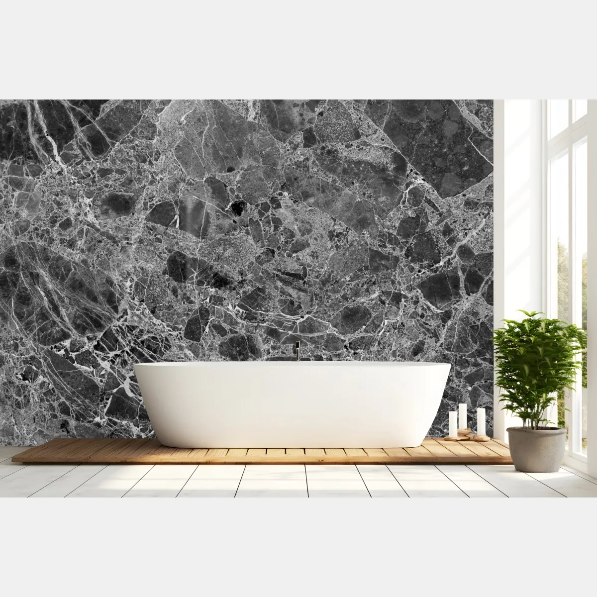 Fototapeta monochromatyczna tekstura marmuru – Wallissimo® Fototapeta monochromatyczna tekstura marmuru – Wallissimo®