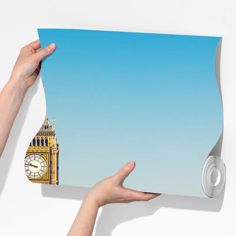Fototapeta Londyn z Big Benem i mostem Westminster – Wallissimo® Fototapeta Londyn z Big Benem i mostem Westminster – Wallissimo®