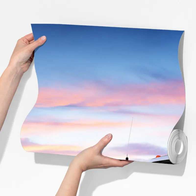 Fototapeta ciężarówka w ruchu o zachodzie słońca – Wallissimo® Fototapeta ciężarówka w ruchu o zachodzie słońca – Wallissimo®