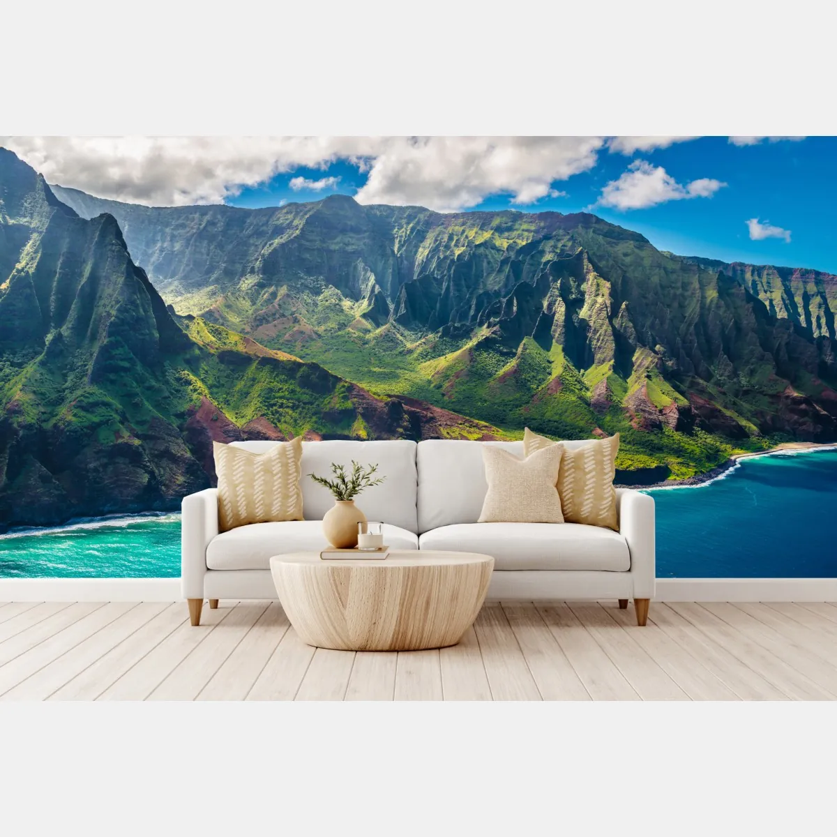 Fototapeta wspaniałe wybrzeże Hawajów – Wallissimo® Fototapeta wspaniałe wybrzeże Hawajów – Wallissimo®