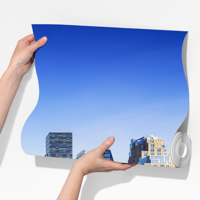 Fototapeta nowoczesna panorama nabrzeża z odbiciami – Wallissimo® Fototapeta nowoczesna panorama nabrzeża z odbiciami – Wallissimo®