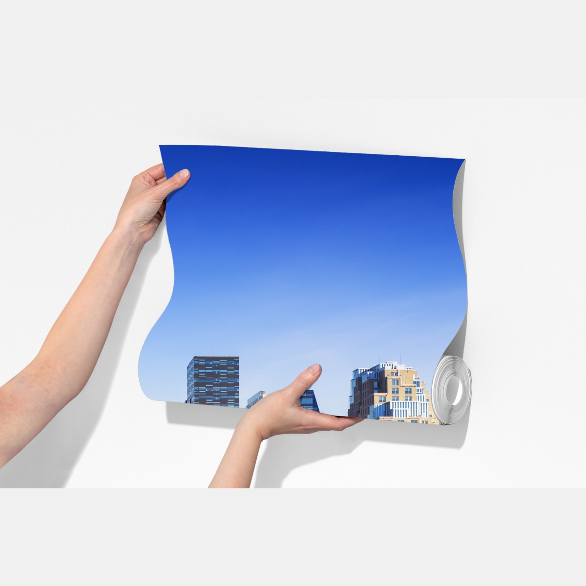 Fototapeta nowoczesna panorama nabrzeża z odbiciami – Wallissimo® Fototapeta nowoczesna panorama nabrzeża z odbiciami – Wallissimo®