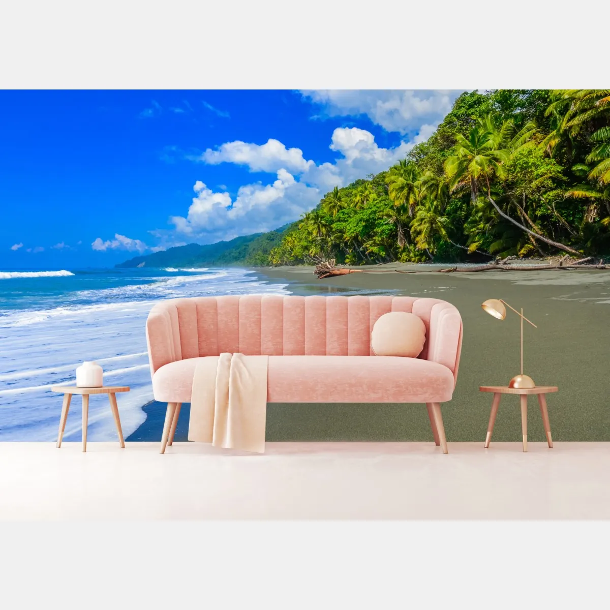 Fototapeta dzika plaża w Corcovado, Kostaryka – Wallissimo® Fototapeta dzika plaża w Corcovado, Kostaryka – Wallissimo®