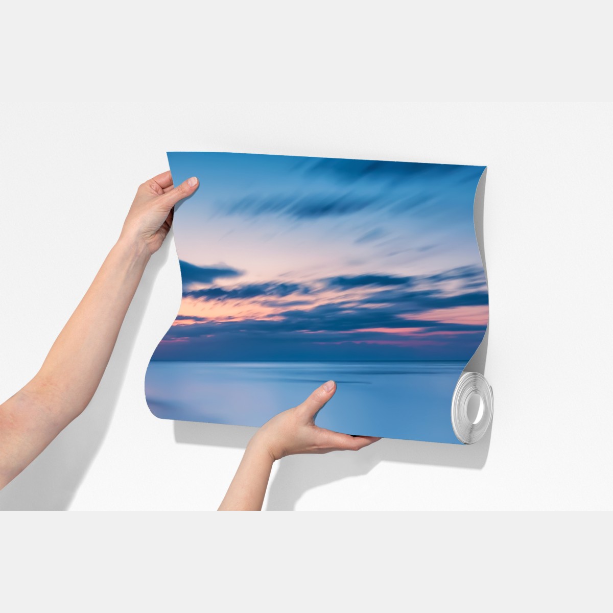 Fototapeta dryfujące drewno o zmierzchu na spokojnej plaży – Wallissimo® Fototapeta dryfujące drewno o zmierzchu na spokojnej plaży – Wallissimo®