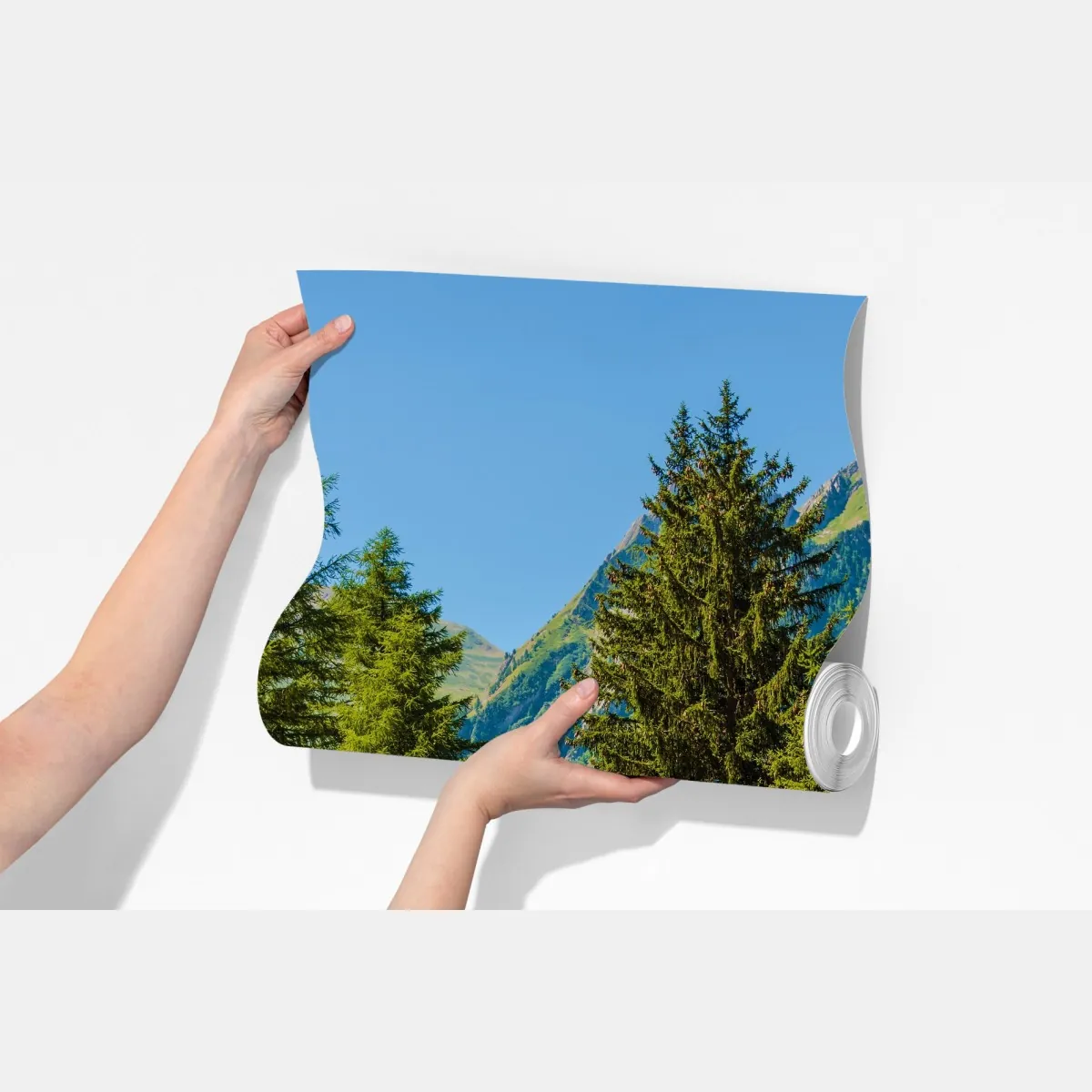 Fototapeta szlak górski w Szwajcarii latem – Wallissimo® Fototapeta szlak górski w Szwajcarii latem – Wallissimo®