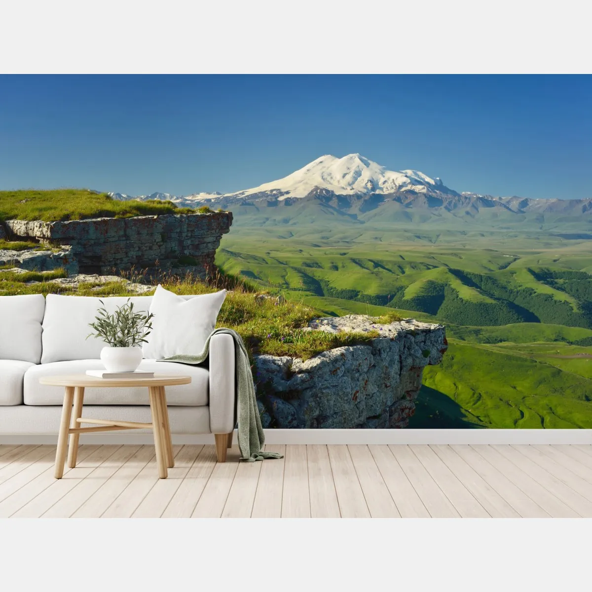 Fototapeta majestatyczny Elbrus o poranku – Wallissimo® Fototapeta majestatyczny Elbrus o poranku – Wallissimo®