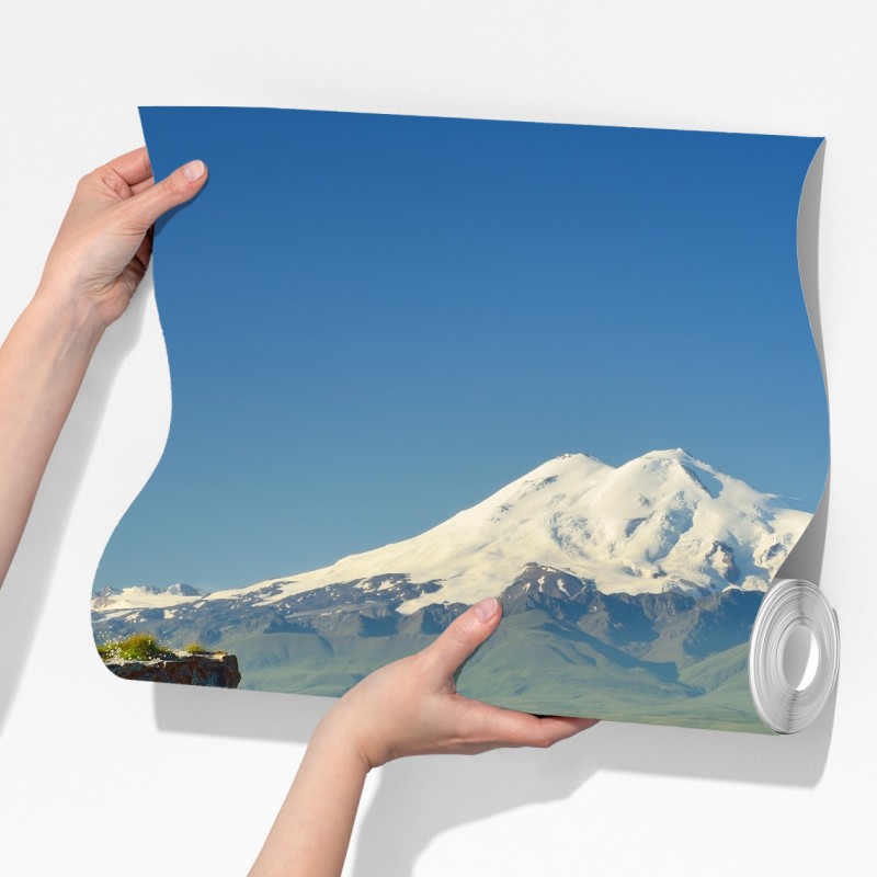 Fototapeta majestatyczny Elbrus o poranku – Wallissimo® Fototapeta majestatyczny Elbrus o poranku – Wallissimo®