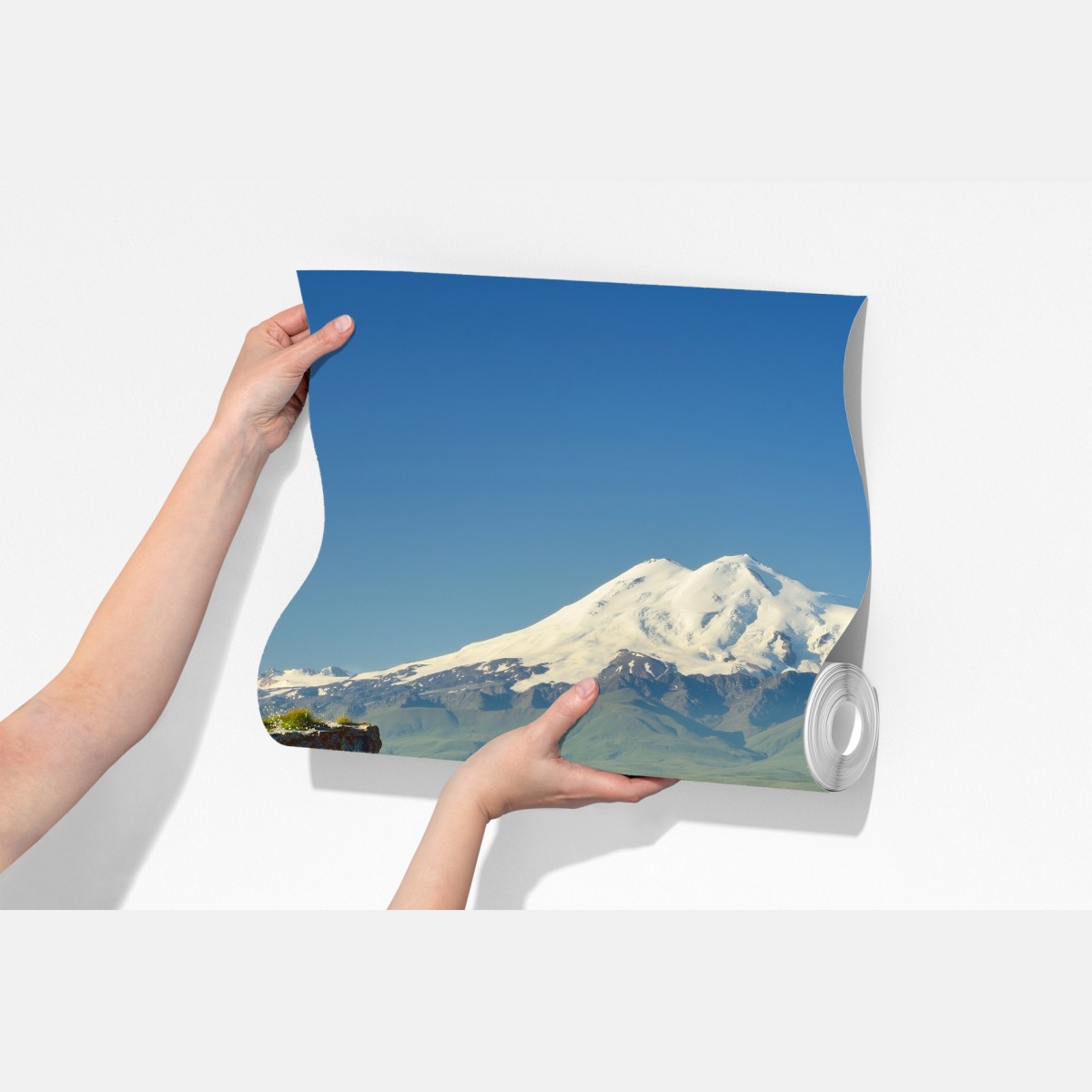 Fototapeta majestatyczny Elbrus o poranku – Wallissimo® Fototapeta majestatyczny Elbrus o poranku – Wallissimo®