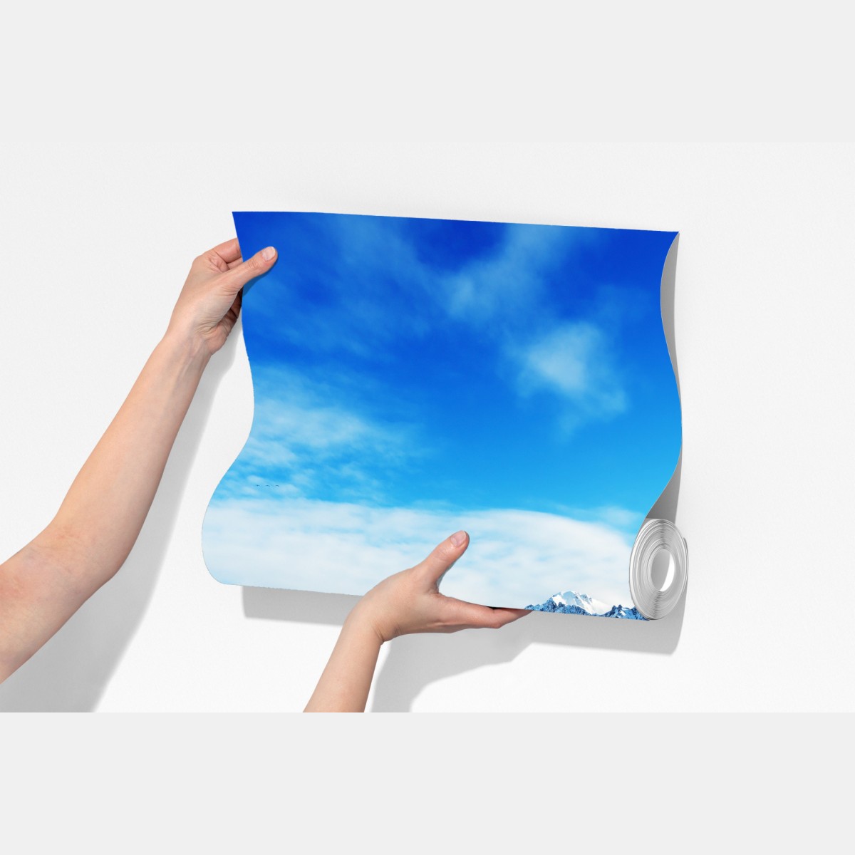 Fototapeta spokojny zimowy fiord w Reine, Lofoty – Wallissimo® Fototapeta spokojny zimowy fiord w Reine, Lofoty – Wallissimo®