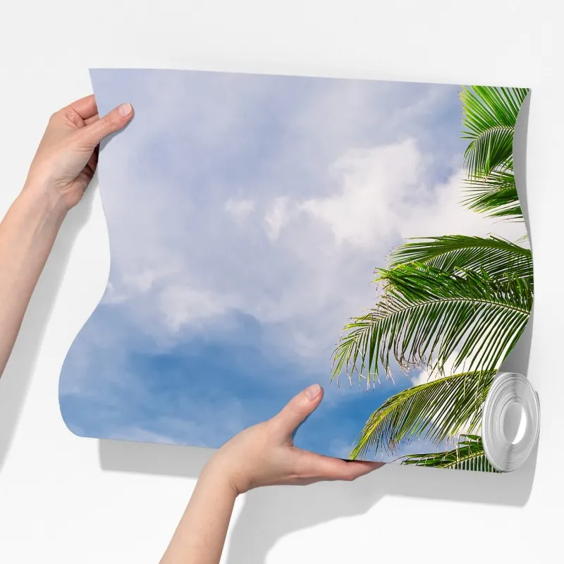 Fototapeta tropikalna plaża w Phuket z palmą – Wallissimo®