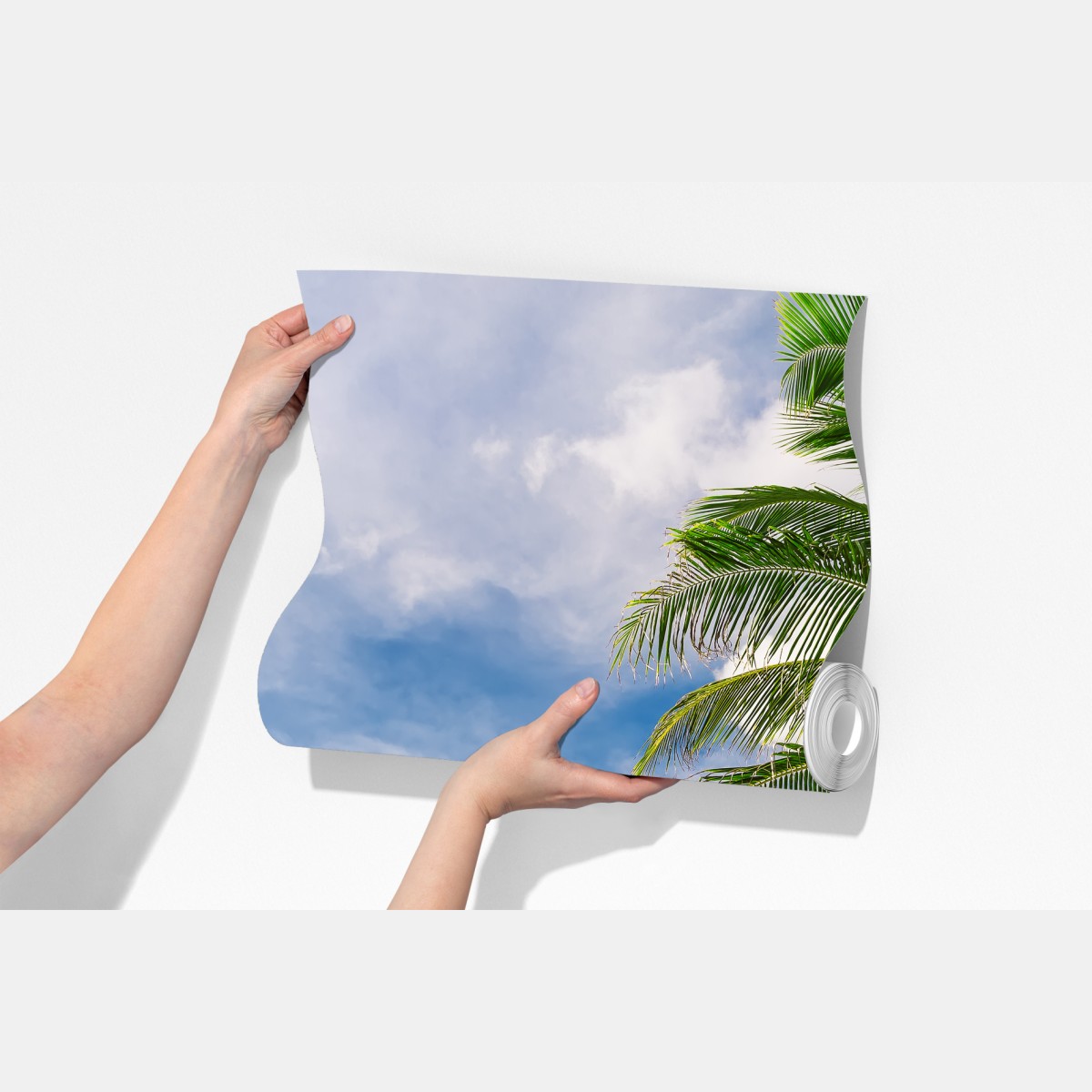 Fototapeta tropikalna plaża w Phuket z palmą – Wallissimo®