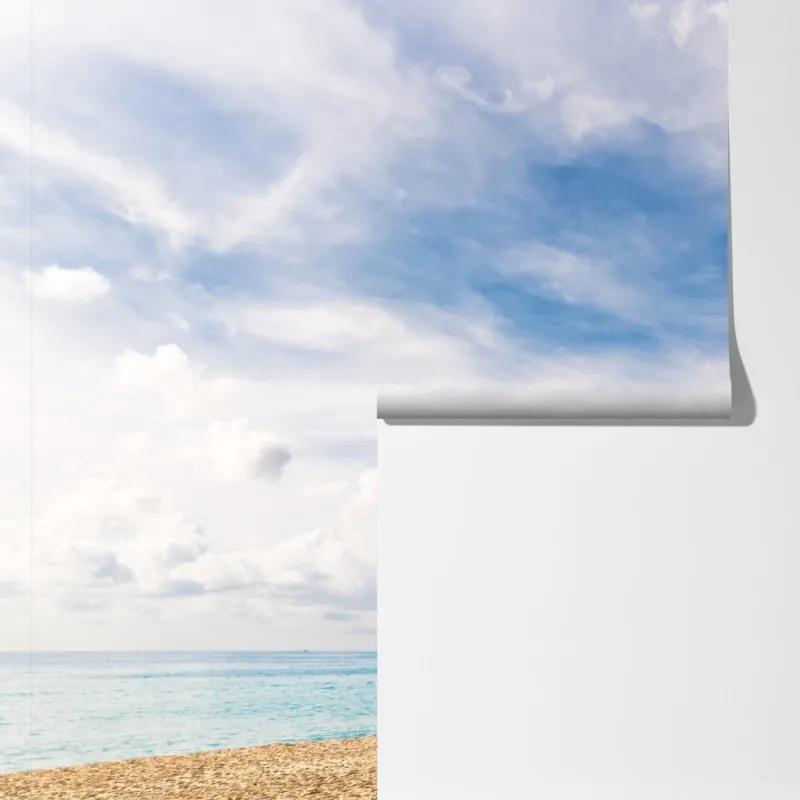 Fototapeta tropikalna plaża w Phuket z palmą – Wallissimo®