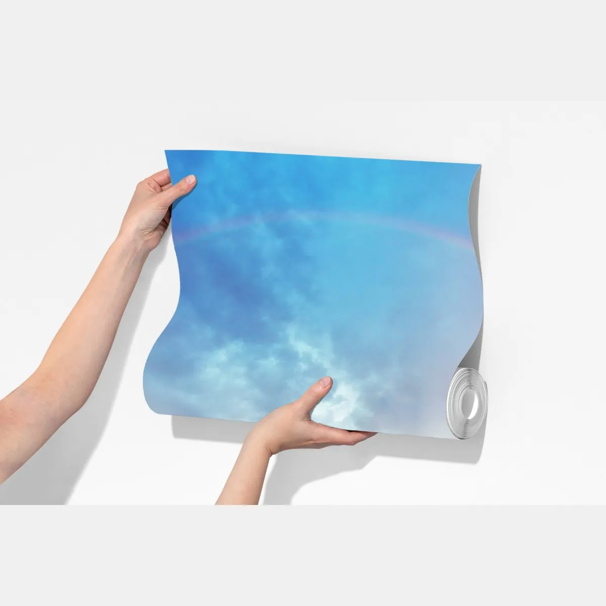 Fototapeta tęcza nad złotym polem pszenicy o zachodzie słońca – Wallissimo® Fototapeta tęcza nad złotym polem pszenicy o zachodzie słońca – Wallissimo®