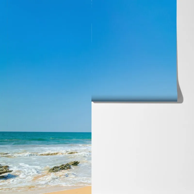 Fototapeta tropikalna plaża z palmami – Wallissimo® Fototapeta tropikalna plaża z palmami – Wallissimo®