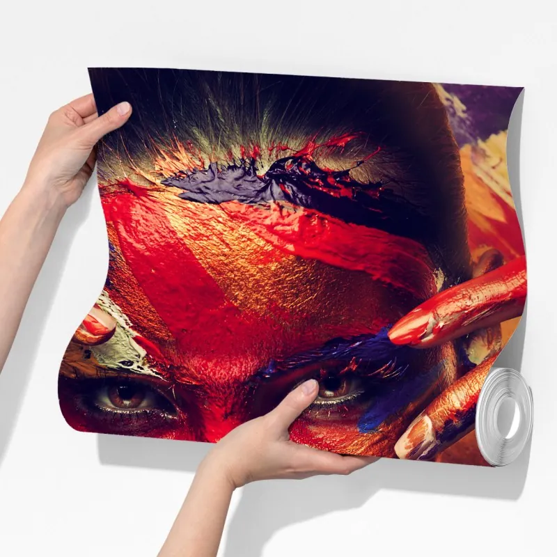 Fototapeta tajemniczy malowany portret – Wallissimo® Fototapeta tajemniczy malowany portret – Wallissimo®