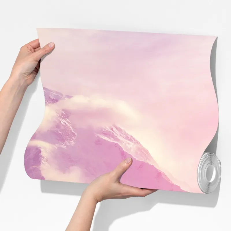 Fototapeta pastelowy wschód słońca nad górami – Wallissimo® Fototapeta pastelowy wschód słońca nad górami – Wallissimo®