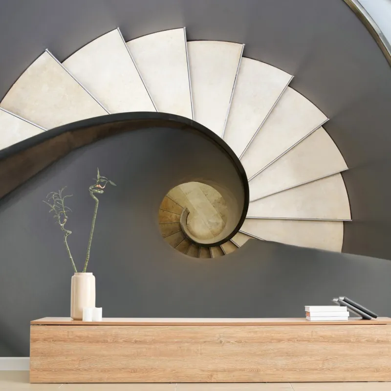 Fototapeta spiralne schody abstrakcyjna kompozycja – Wallissimo® Fototapeta spiralne schody abstrakcyjna kompozycja – Wallissimo®