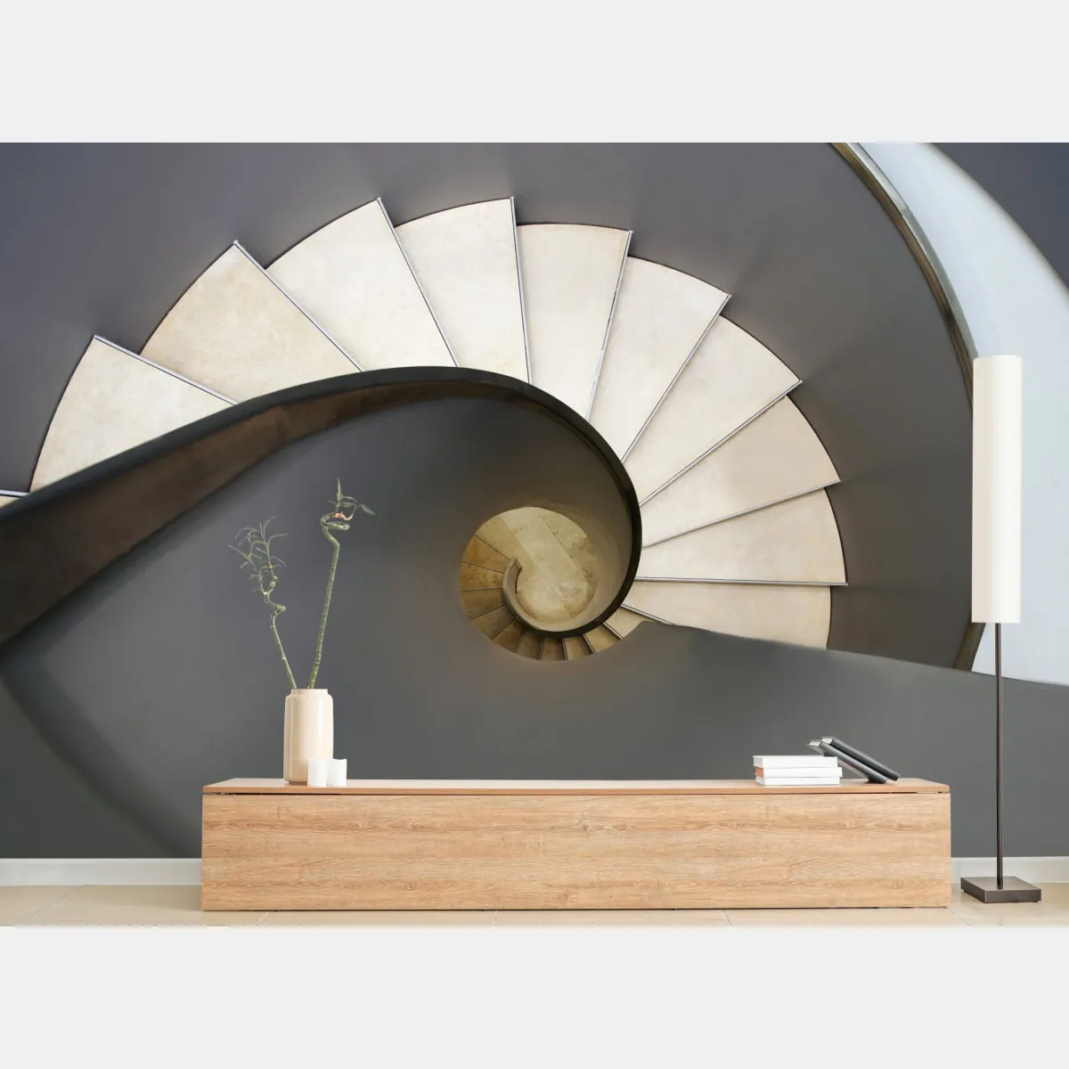 Fototapeta spiralne schody abstrakcyjna kompozycja – Wallissimo® Fototapeta spiralne schody abstrakcyjna kompozycja – Wallissimo®