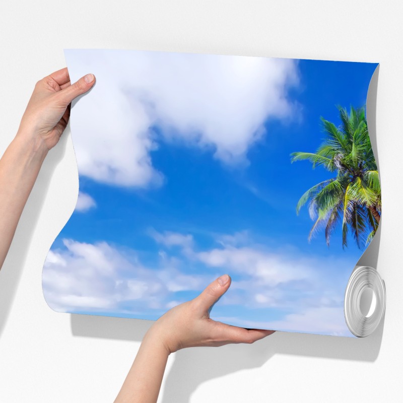 Fototapeta tropikalna turkusowa plaża – Wallissimo® Fototapeta tropikalna turkusowa plaża – Wallissimo®