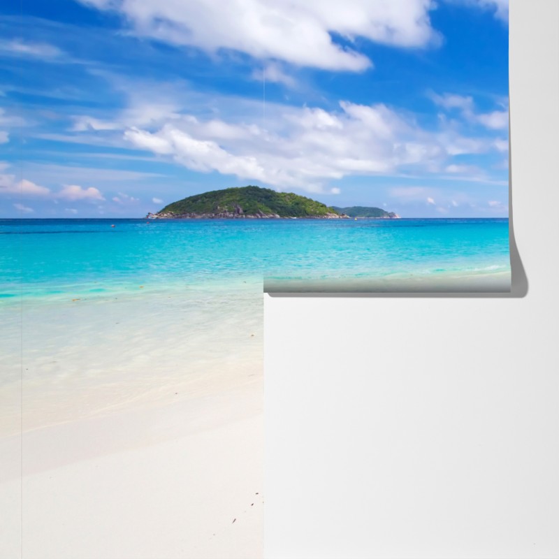 Fototapeta tropikalna turkusowa plaża – Wallissimo® Fototapeta tropikalna turkusowa plaża – Wallissimo®