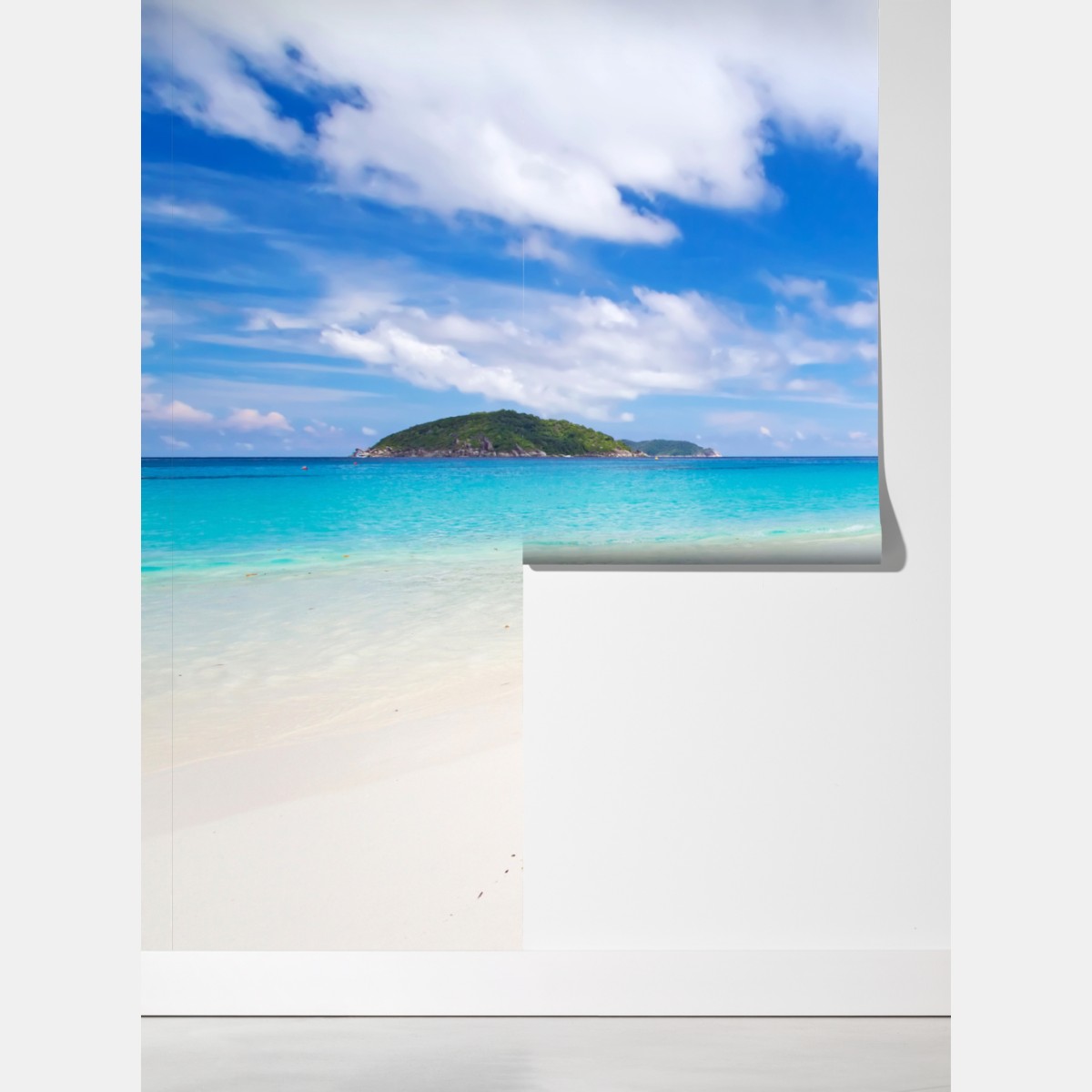 Fototapeta tropikalna turkusowa plaża – Wallissimo® Fototapeta tropikalna turkusowa plaża – Wallissimo®