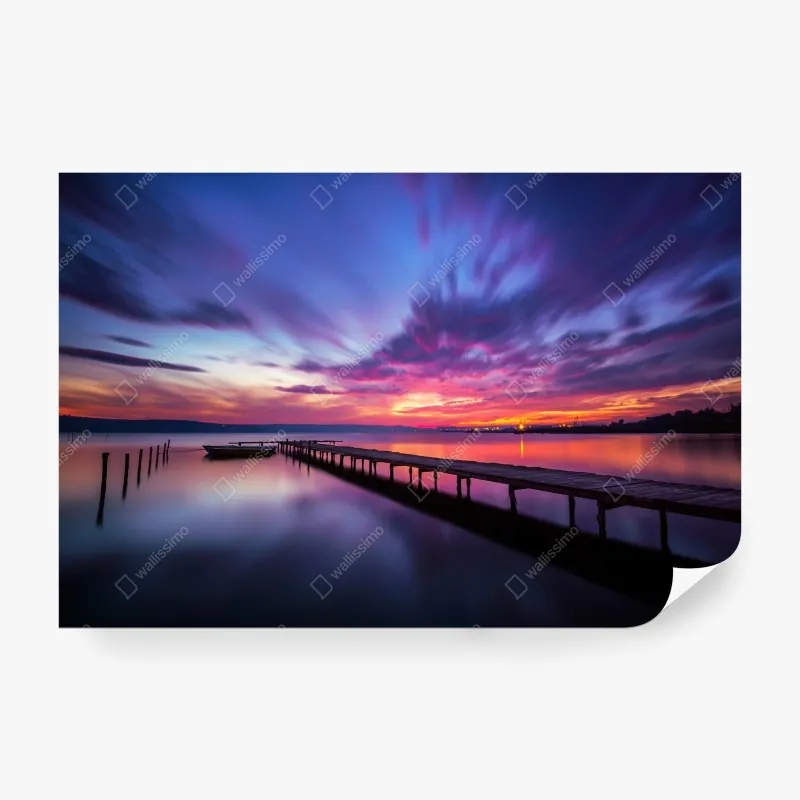 Fototapeta spiralne schody w czerni i bieli – Wallissimo®