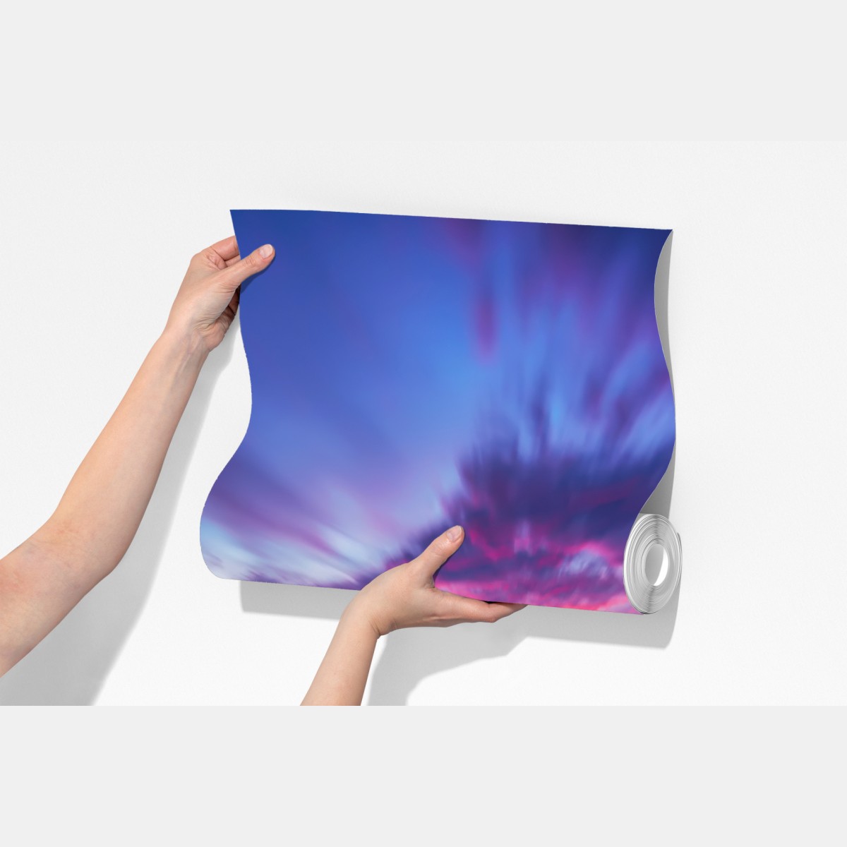 Fototapeta zachód słońca nad spokojnym jeziorem z drewnianym pomostem – Wallissimo® Fototapeta zachód słońca nad spokojnym jeziorem z drewnianym pomostem – Wallissimo®