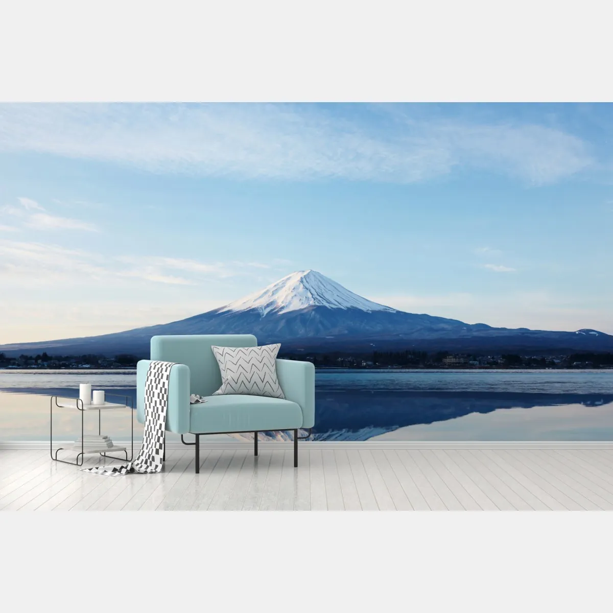 Fototapeta góra Fudżi odbicie w jeziorze – Wallissimo® Fototapeta góra Fudżi odbicie w jeziorze – Wallissimo®