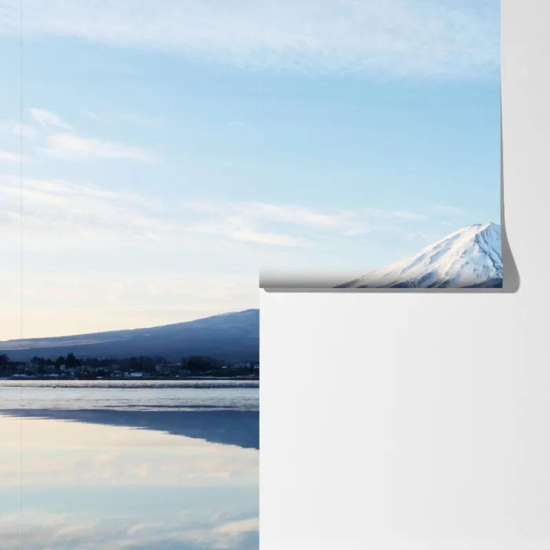 Fototapeta góra Fudżi odbicie w jeziorze – Wallissimo® Fototapeta góra Fudżi odbicie w jeziorze – Wallissimo®