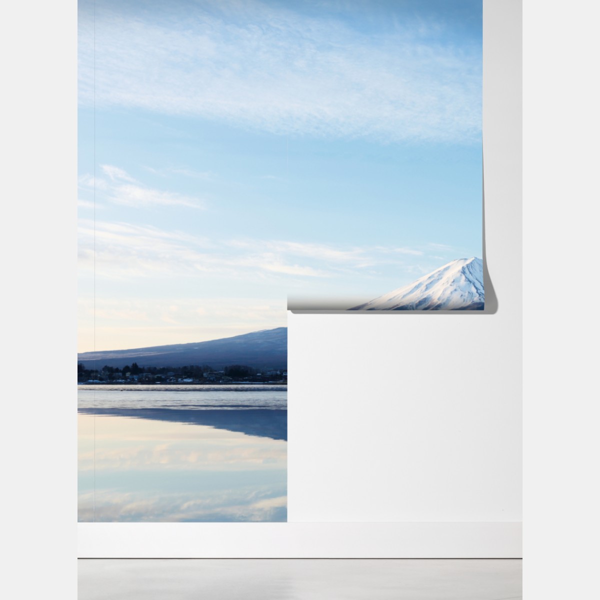 Fototapeta góra Fudżi odbicie w jeziorze – Wallissimo® Fototapeta góra Fudżi odbicie w jeziorze – Wallissimo®