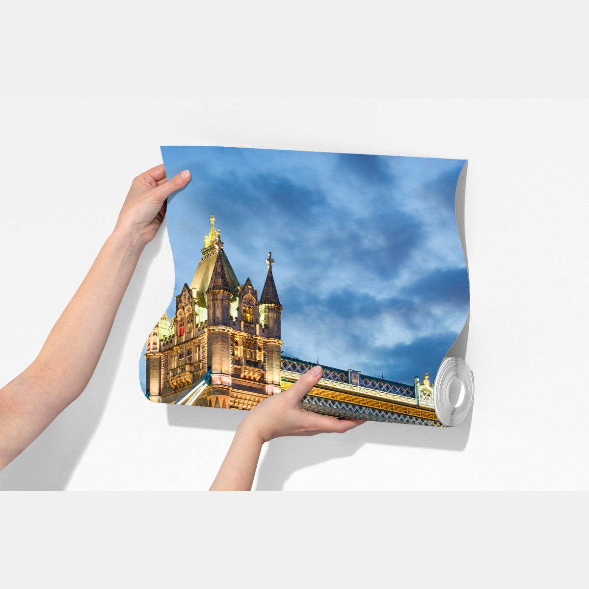 Fototapeta Tower Bridge o zachodzie słońca, Londyn – Wallissimo® Fototapeta Tower Bridge o zachodzie słońca, Londyn – Wallissimo®