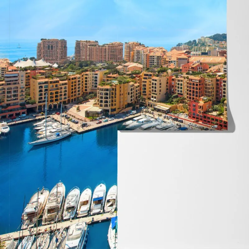 Fototapeta słoneczna marina i nadmorski krajobraz – Wallissimo® Fototapeta słoneczna marina i nadmorski krajobraz – Wallissimo®