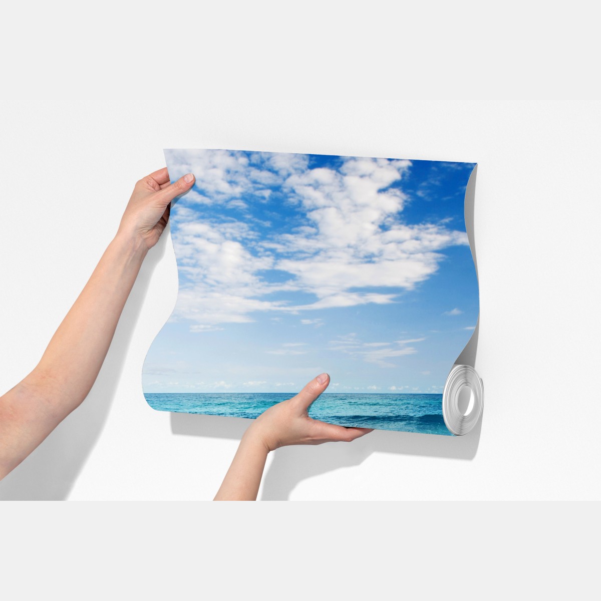 Fototapeta turkusowe fale na piaszczystej plaży – Wallissimo® Fototapeta turkusowe fale na piaszczystej plaży – Wallissimo®