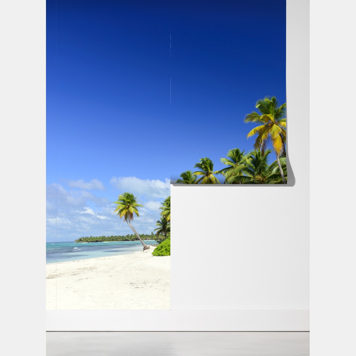 Fototapeta spokojna Punta Cana tropikalna plaża – Wallissimo® Fototapeta spokojna Punta Cana tropikalna plaża – Wallissimo®