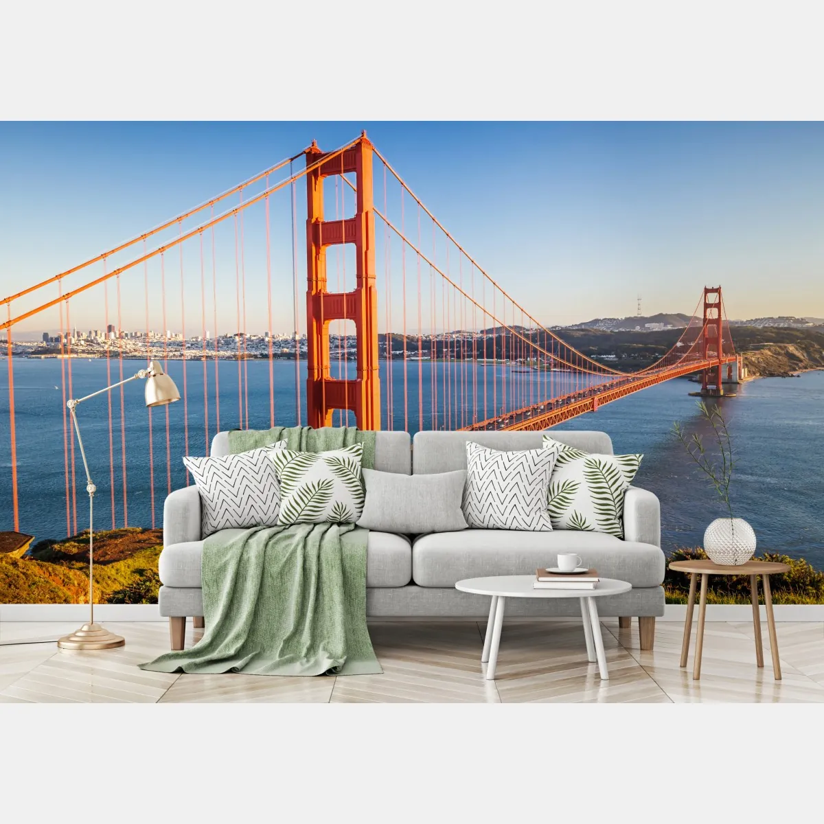 Fototapeta panoramiczny widok na most Golden Gate – Wallissimo® Fototapeta panoramiczny widok na most Golden Gate – Wallissimo®