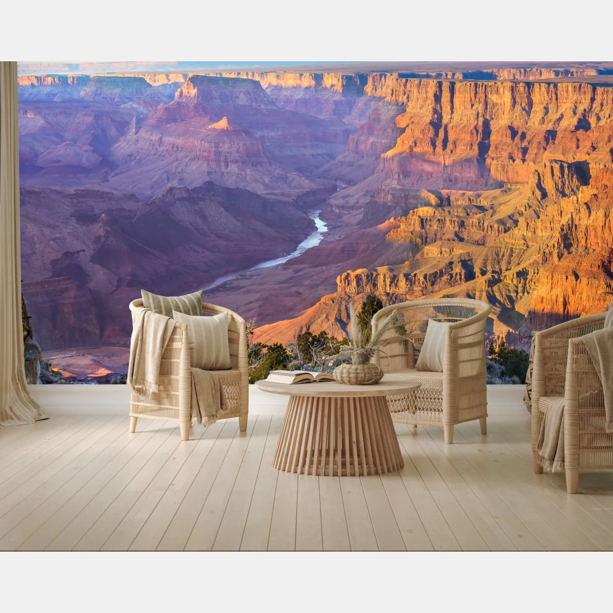 Fototapeta Wielki Kanion o zmierzchu panorama – Wallissimo® Fototapeta Wielki Kanion o zmierzchu panorama – Wallissimo®
