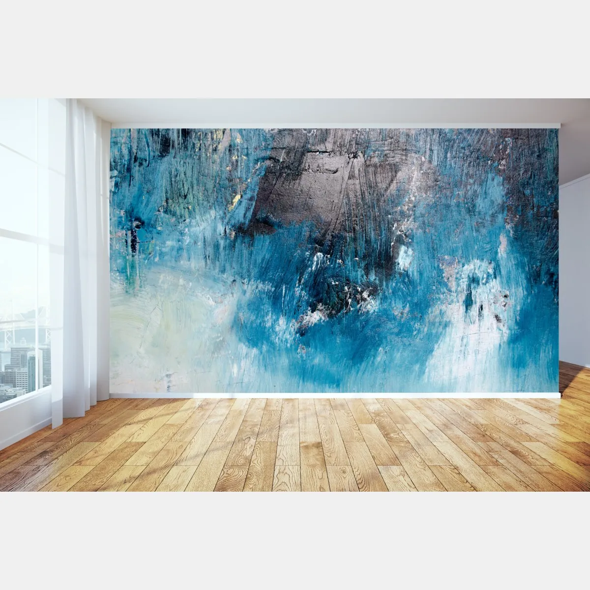 Fototapeta głęboka niebieska tekstura abstrakcyjna – Wallissimo® Fototapeta głęboka niebieska tekstura abstrakcyjna – Wallissimo®