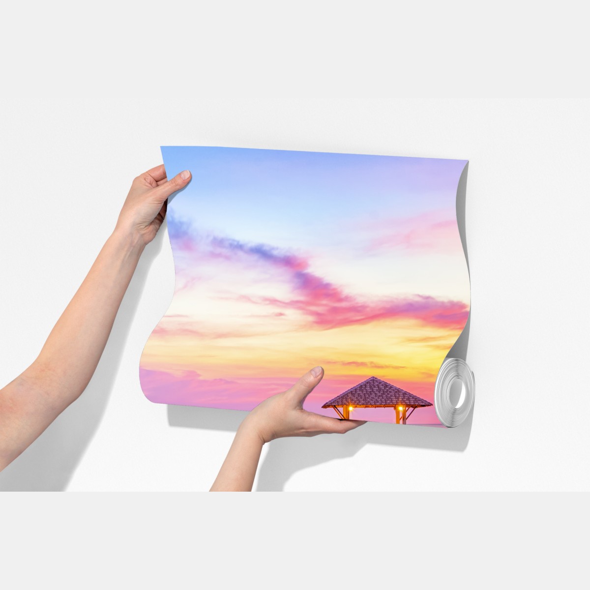 Fototapeta molo o zachodzie słońca nad spokojnym horyzontem – Wallissimo® Fototapeta molo o zachodzie słońca nad spokojnym horyzontem – Wallissimo®