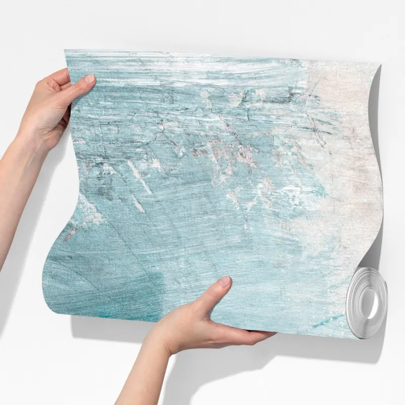 Fototapeta spokojna turkusowa abstrakcyjna morska panorama – Wallissimo® Fototapeta spokojna turkusowa abstrakcyjna morska panorama – Wallissimo®