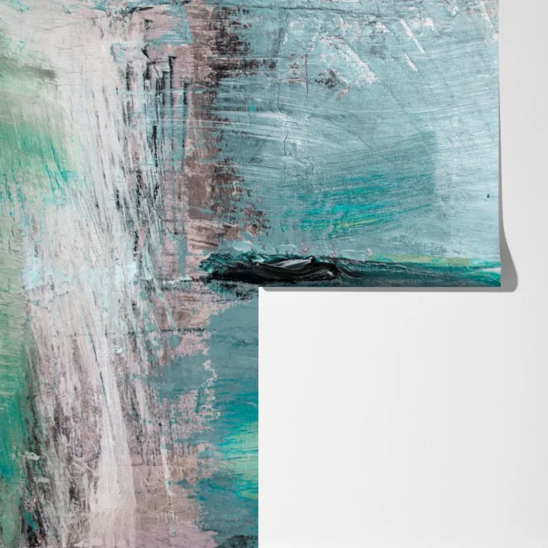 Fototapeta spokojna turkusowa abstrakcyjna morska panorama – Wallissimo® Fototapeta spokojna turkusowa abstrakcyjna morska panorama – Wallissimo®