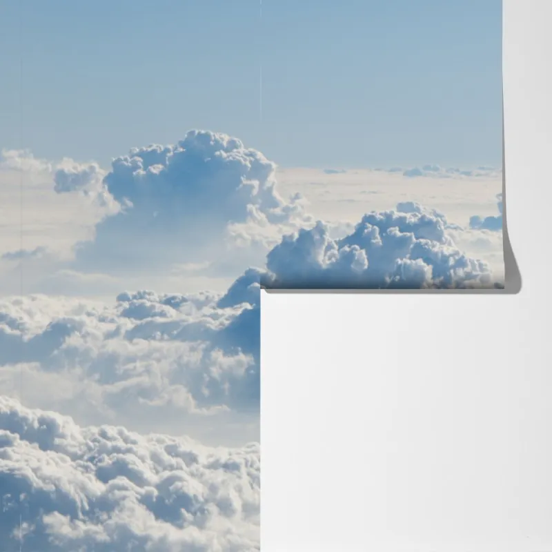 Fototapeta lotniczy pejzaż chmur nad błękitnym niebem – Wallissimo® Fototapeta lotniczy pejzaż chmur nad błękitnym niebem – Wallissimo®