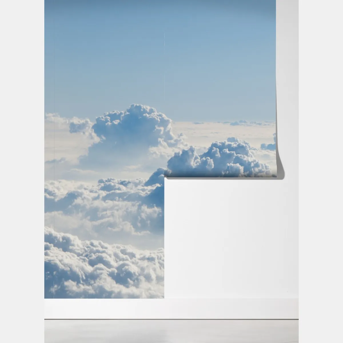Fototapeta lotniczy pejzaż chmur nad błękitnym niebem – Wallissimo® Fototapeta lotniczy pejzaż chmur nad błękitnym niebem – Wallissimo®