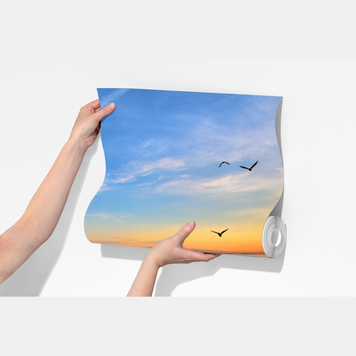 Fototapeta zachód słońca przy drewnianym pomoście – Wallissimo® Fototapeta zachód słońca przy drewnianym pomoście – Wallissimo®