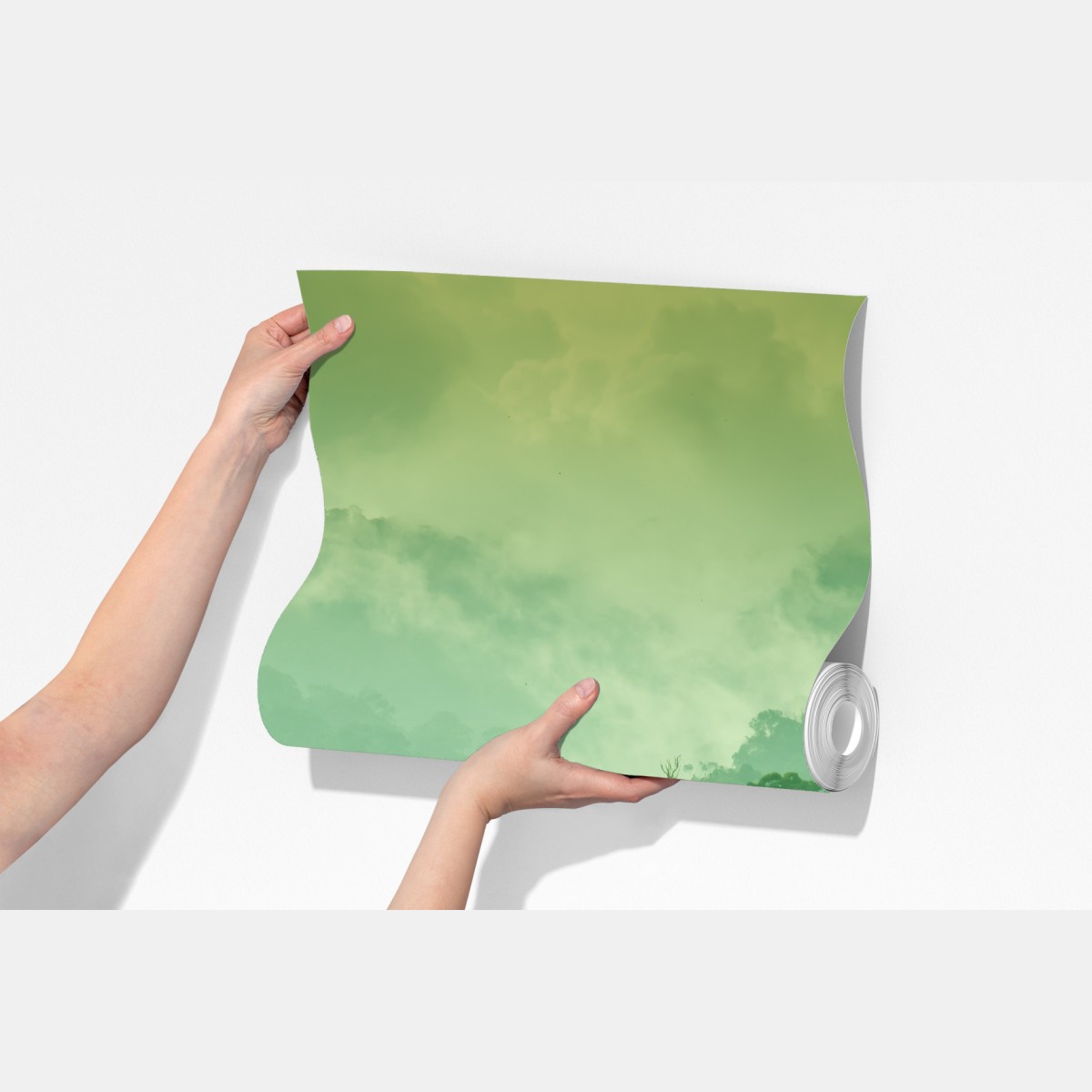 Fototapeta mglista tropikalna dżungla – Wallissimo® Fototapeta mglista tropikalna dżungla – Wallissimo®