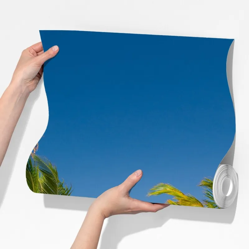 Fototapeta tropikalny pomost nad turkusowymi wodami – Wallissimo® Fototapeta tropikalny pomost nad turkusowymi wodami – Wallissimo®