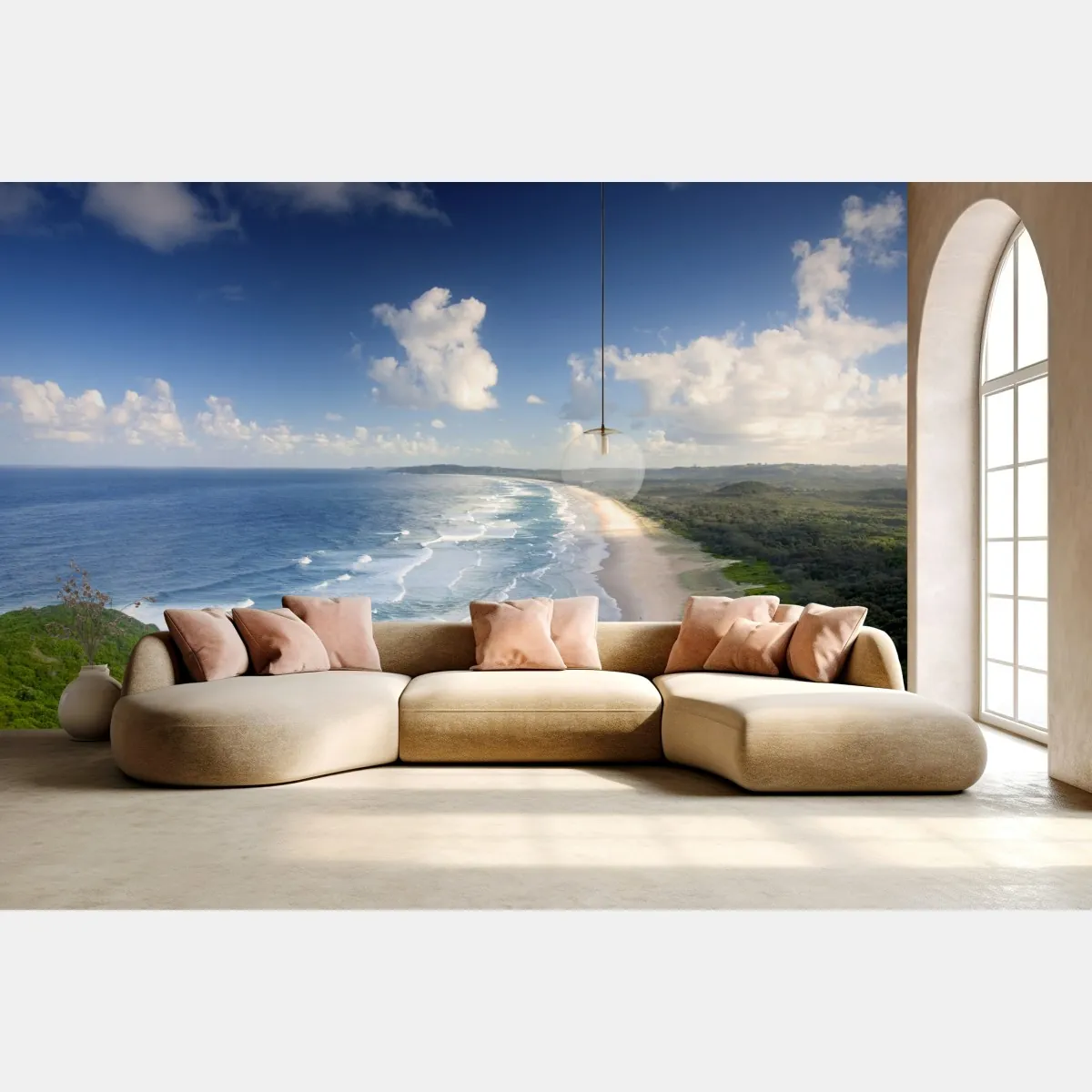 Fototapeta panorama wybrzeża Byron Bay – Wallissimo® Fototapeta panorama wybrzeża Byron Bay – Wallissimo®