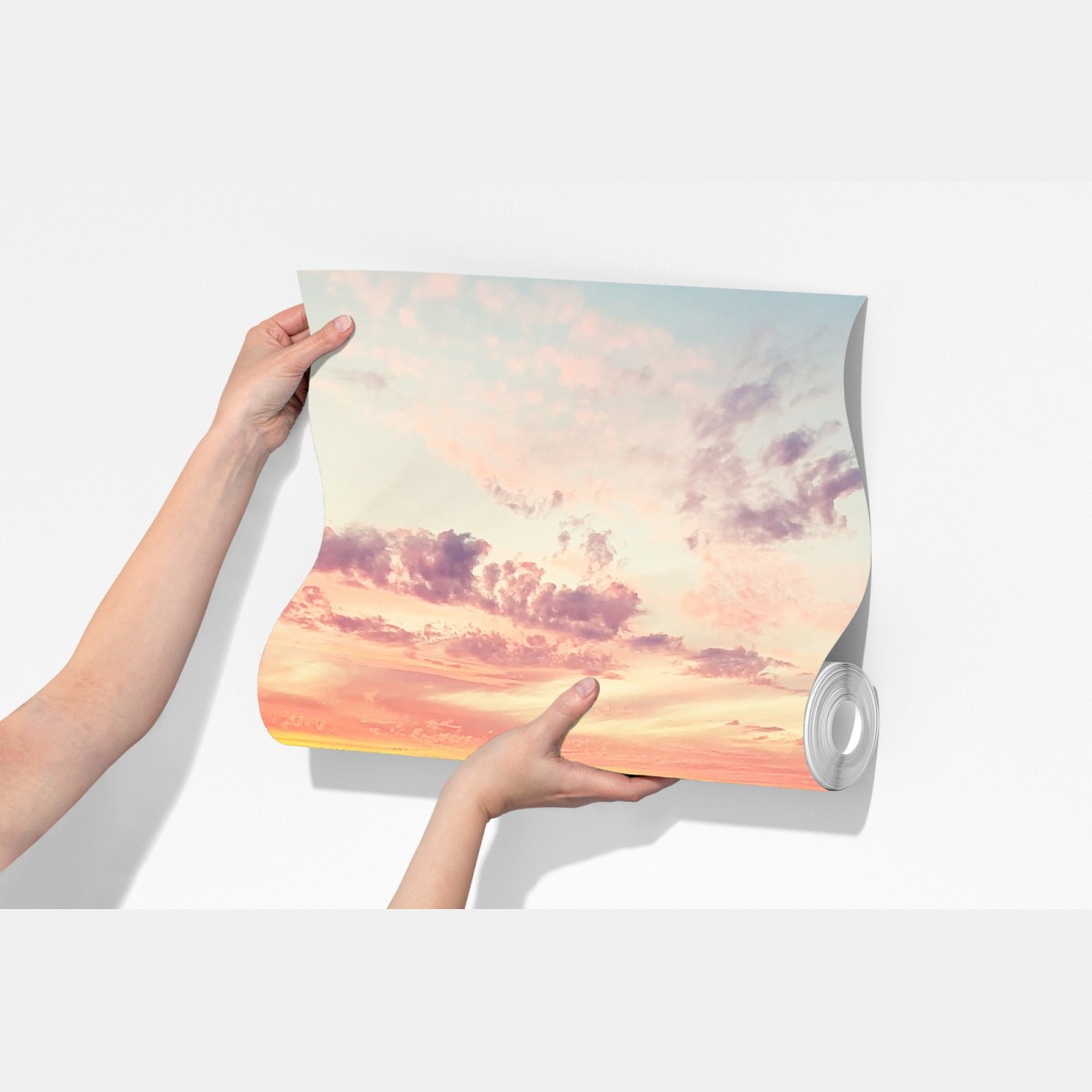 Fototapeta pastelowy zachód słońca nad spokojnym morzem – Wallissimo® Fototapeta pastelowy zachód słońca nad spokojnym morzem – Wallissimo®