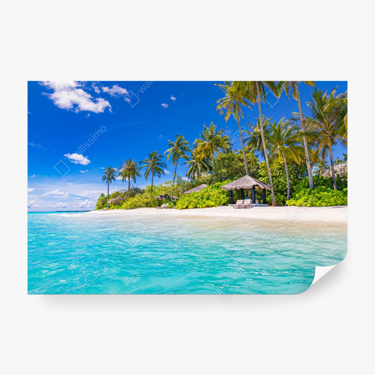Fototapeta tropikalna turkusowa plaża – Wallissimo® Fototapeta tropikalna turkusowa plaża – Wallissimo®