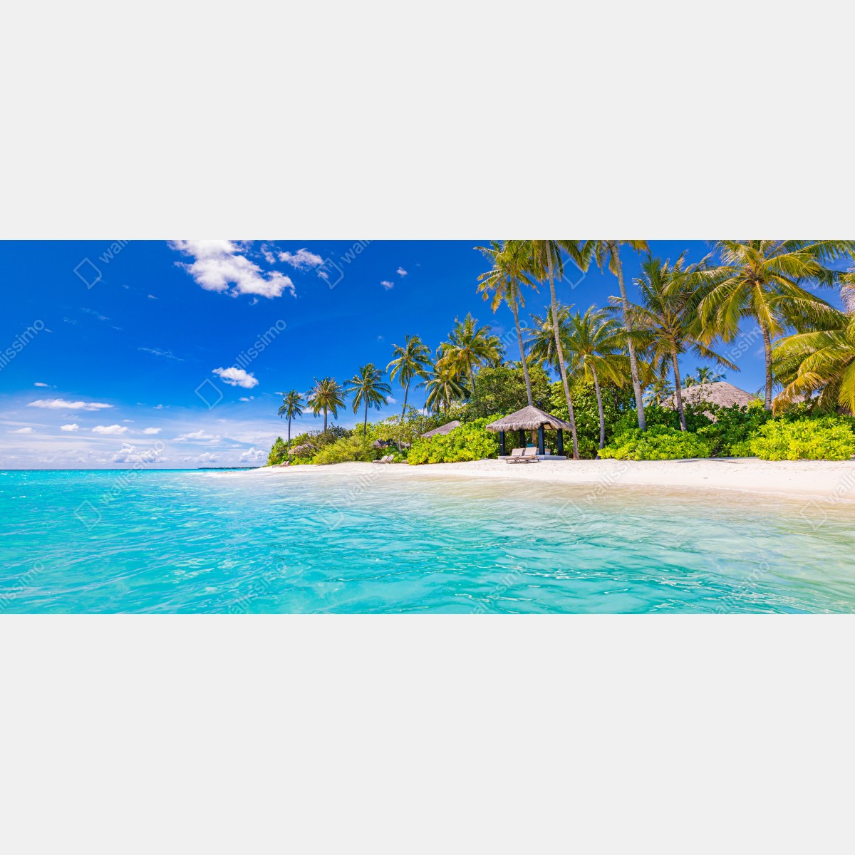 Fototapeta tropikalna turkusowa plaża – Wallissimo® Fototapeta tropikalna turkusowa plaża – Wallissimo®